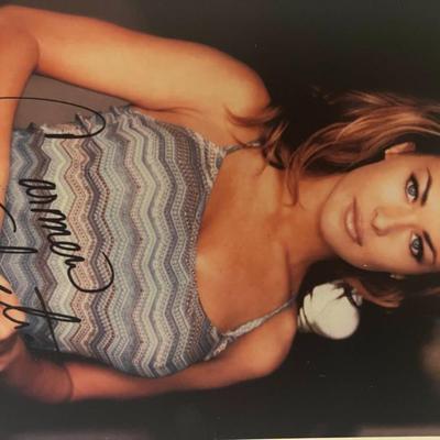 Carmen Electra facsimile signed photo. 5x7 inches