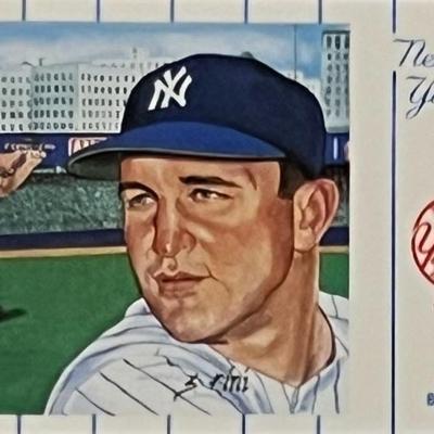 1961 New York Yankees Team Bob Cerv Postcard Series No.3. Card 6 of 12