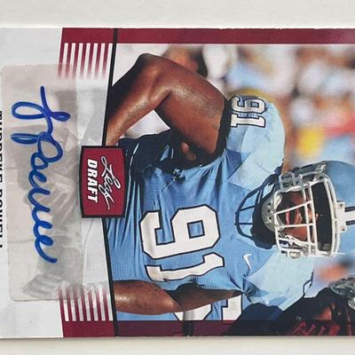 Tydreke Powell signed 2012 Leaf Draft #TP2  trading card