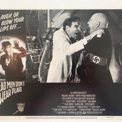Dead Men Don't Wear Plaid original 1982 vintage lobby card