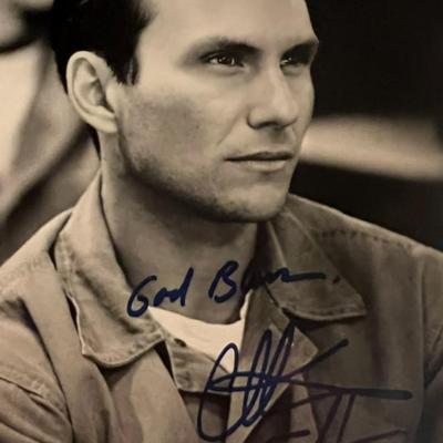 Christian Slater facsimile signed photo. 5x7 inches
