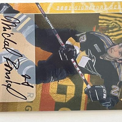 Pittsburgh Penguins Michal RozsÃ­val 200 In The Game #91 signed trading card