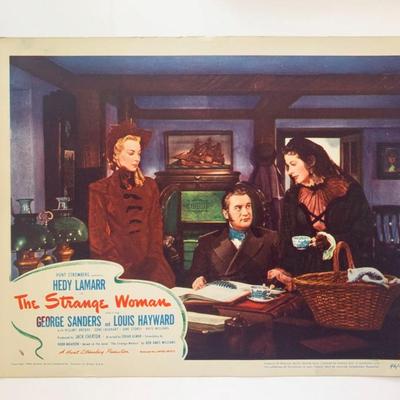 The Strange Woman original 1946 vintage lobby card