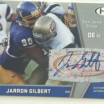 Jarron Gilbert signed autograph card
