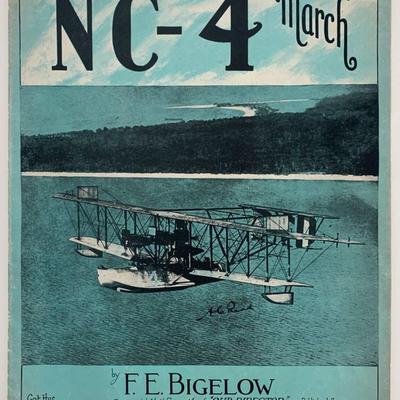 NC-4 March unsigned sheet music