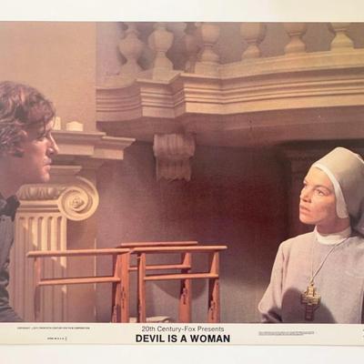 The Devil Is a Woman original 1975 vintage lobby card