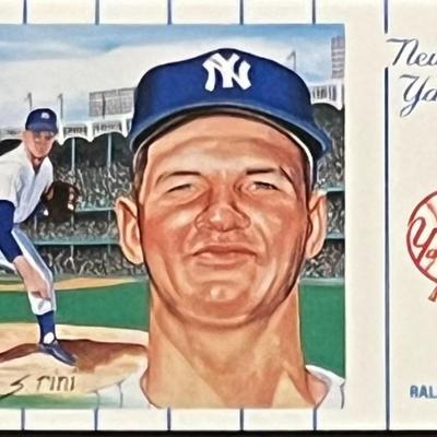 1961 New York Yankees Team Ralph Terry Postcard Series No.2. Card 6 of 12