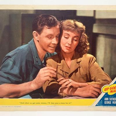 Up Goes Maisie original 1946 vintage lobby card