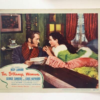 The Strange Woman original 1946 vintage lobby card