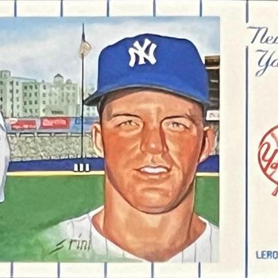 1961 New York Yankees Team Leroy Thomas Postcard Series No.2. Card 4 of 12