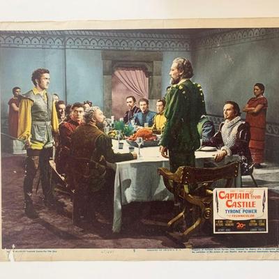 Captain from Castile original 1947 vintage lobby card