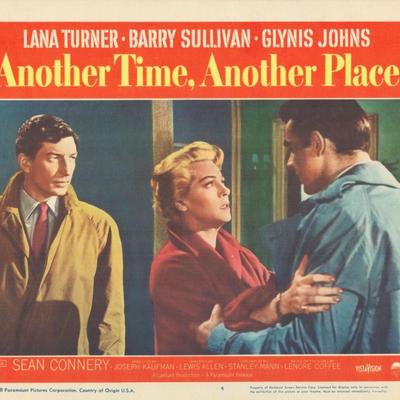 Another Time, Another Place 1958 original vintage lobby card