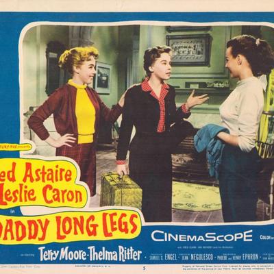 Daddy Long Legs 1955 original vintage lobby card