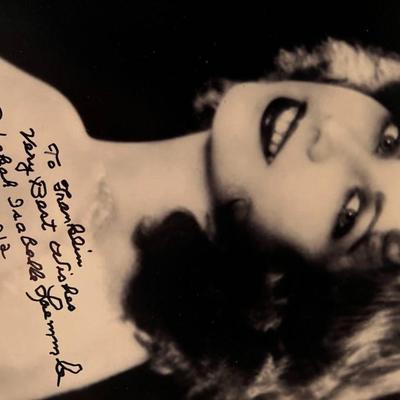 Carla Laemmle signed photo