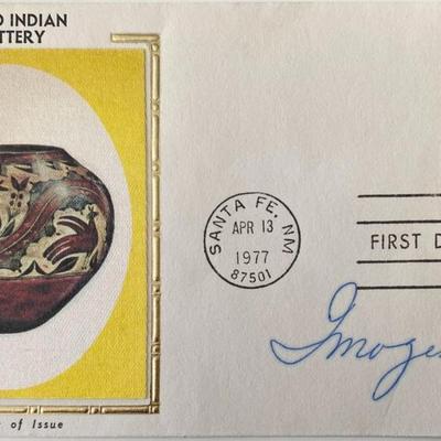Imogene Coca signed 1977 cover