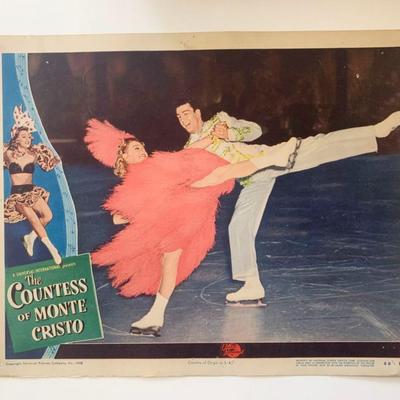 The Countess of Monte Cristo original 1948 vintage lobby card