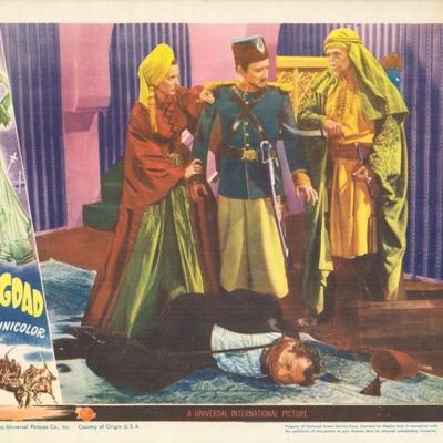 Bagdad 1949 original vintage lobby card