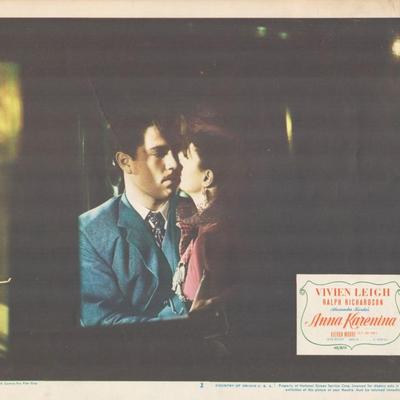 Anna Karenina 1948 original vintage lobby card