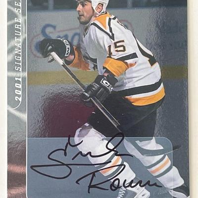 Pittsburgh Penguins Roman Å imunek 2000 In The Game #230 signed trading card