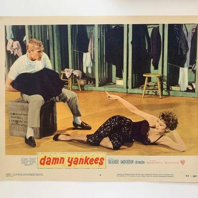Damn Yankees  original 1958 vintage lobby card
