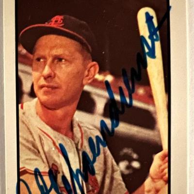 St. Louis Cardinals Red Schoendienst baseball trading card