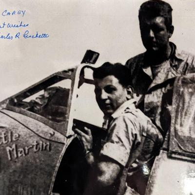 WW1 ACE Charles Fischette Signed Photo