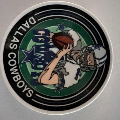 Dallas Cowboys vintageporcelain plate