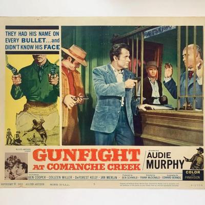 Gunfight at Comanche Creek original 1963 vintage lobby card