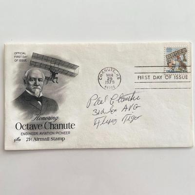 WWII Flying Tiger signed 1979 First Day Cover