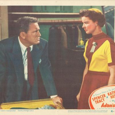 Adam's Rib 1949 original vintage lobby card