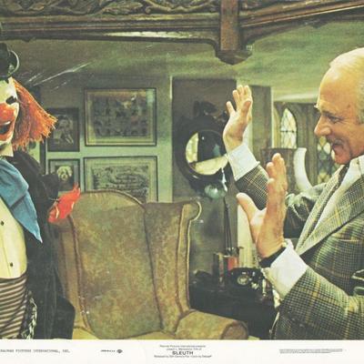 Sleuth 1972 original vintage lobby card
