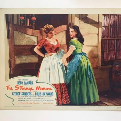 The Strange Woman original 1946 vintage lobby card