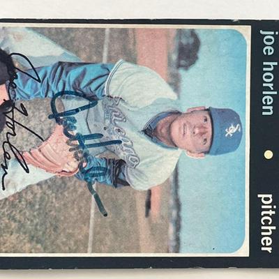 Chicago White Sox Jay Horlen signed trading card