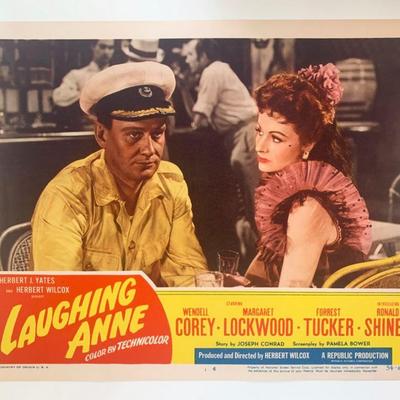 Laughing Anne original 1954 vintage lobby card