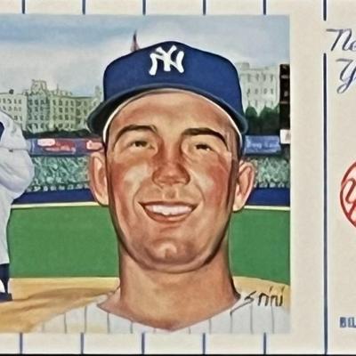 1961 New York Yankees Team Bill Stafford Postcard Series No.3. Card 4 of 12