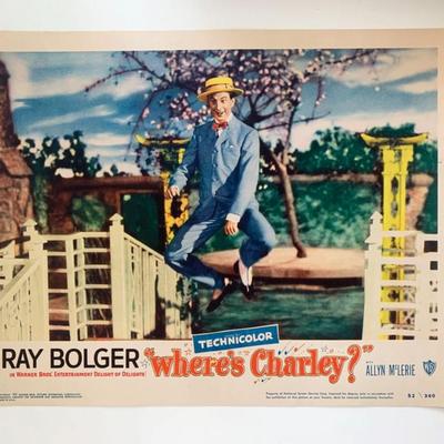 Where's Charley?
original 1952 vintage lobby card