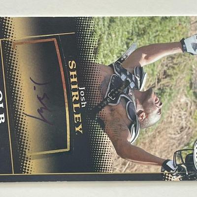 Josh Shirley signed autograph card