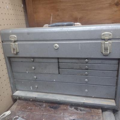 Metal Multi-Drawer Toolbox with Contents