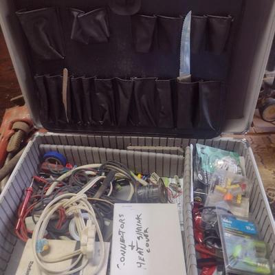 Aluminum Storage Case with Contents