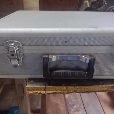 Aluminum Storage Case with Contents