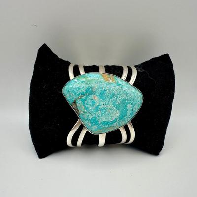 Adam Fierro signed Navajo Sterling Jewelry with Turquoise