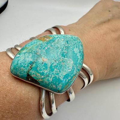 Adam Fierro signed Navajo Sterling Jewelry with Turquoise