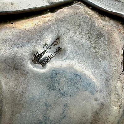 Adam Fierro Signed Sterling Cuff Jewelry with Turquoise