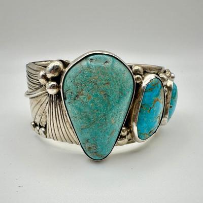 Adam Fierto signed Navajo Sterling Jewelry with Turquoise
