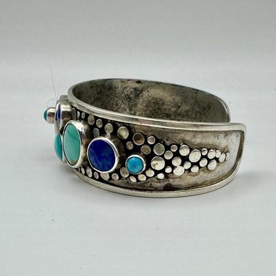 “The Dreamer” Sterling Jewelry with Turquoise & Lapis