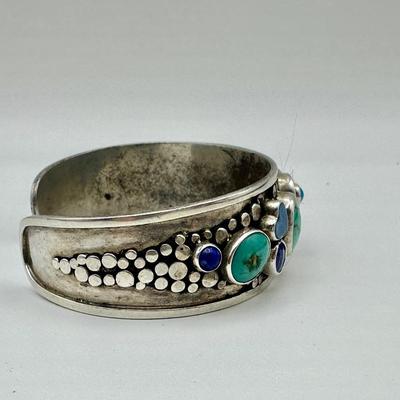 “The Dreamer” Sterling Jewelry with Turquoise & Lapis