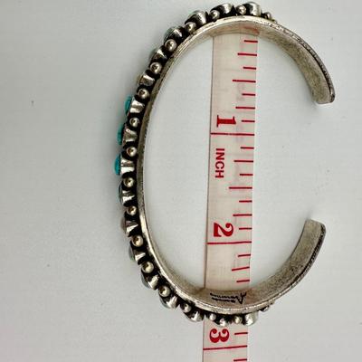 Signed Ganado Navajo Sterling Jewelry with Turquoise & opals