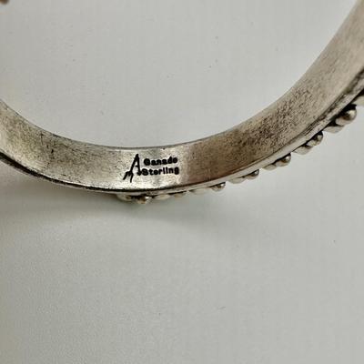 Signed Ganado Navajo Sterling Jewelry with Turquoise & opals