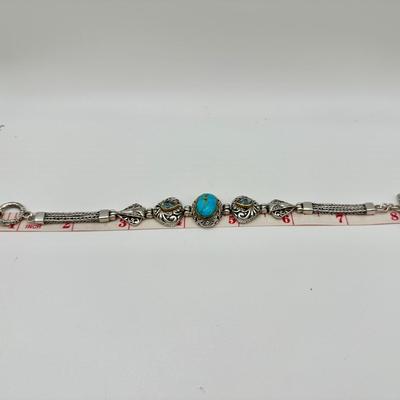 Sterling Jewelry with Turquouse attributed to Sarda