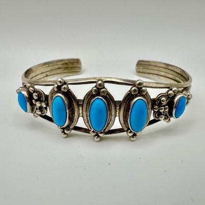 Signed Sterling Jewelry with Turquoise